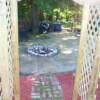 After the pour was set we removed the sod from the fire ring.