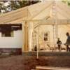 More framing. That is not a house trailer that you see there it is stick built and sided with trailer siding. We would never use a house trailer to support a real roof.