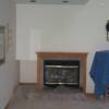 Before fireplace remodel.