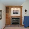 After fireplace remodel.